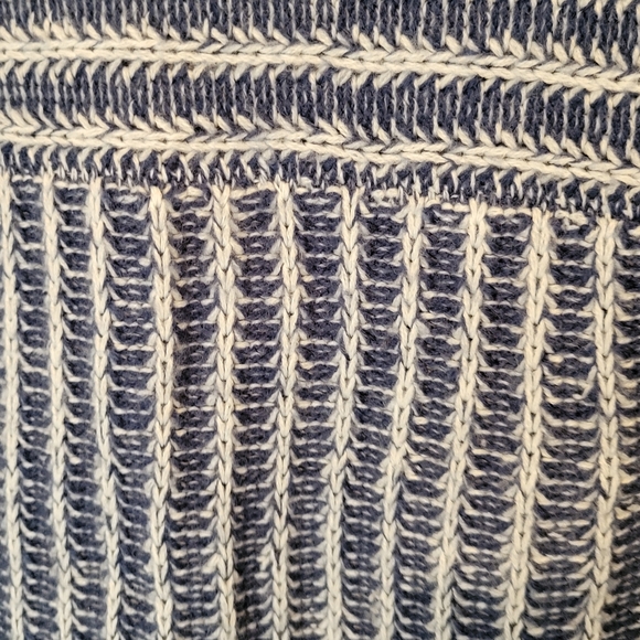 JohnPaulRichard Women's Blue & White Knit Sweater Size Small - Picture 5 of 5